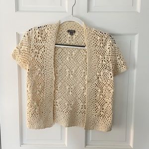 Ann Taylor Crochet Cardigan